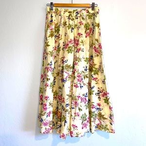 Vintage Floral Skirt